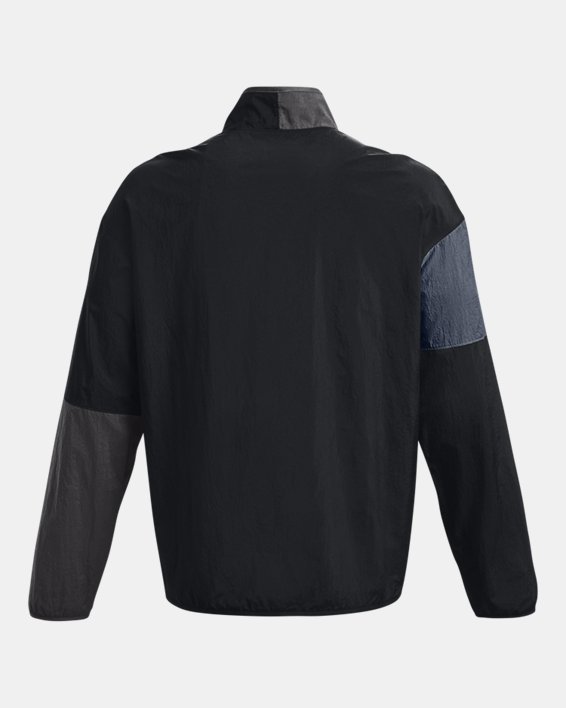 Men's Curry Full-Zip Woven Jacket, Black, pdpMainDesktop image number 5